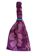 Load image into Gallery viewer, Maui Headwrap - Purple Hibiscus