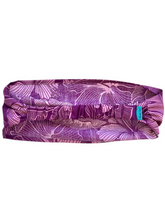 Load image into Gallery viewer, Maui Headwrap - Purple Hibiscus