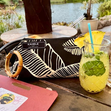 Load image into Gallery viewer, Mai Tai Clutch :: Black Banana Leaf
