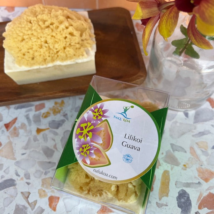 Fruit and citrus make this Lilikoi Guava a favorite fresh bath  scent